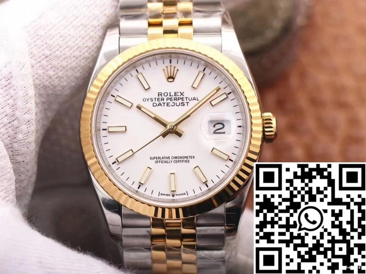 Rolex Factory Datejust M126233-0019 Dial White EW 1114